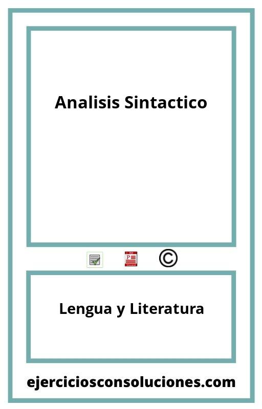 Ejercicios Resueltos Analisis Sintactico  PDF con Soluciones