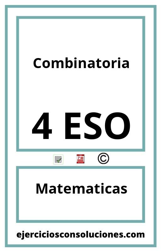 Ejercicios Resueltos Combinatoria 4 ESO PDF con Soluciones