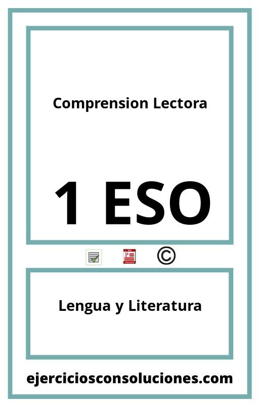 Ejercicios Resueltos Comprension Lectora 1 ESO PDF con Soluciones