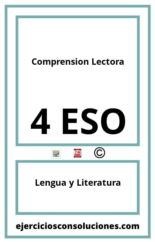 Ejercicios Resueltos Comprension Lectora 4 ESO PDF con Soluciones