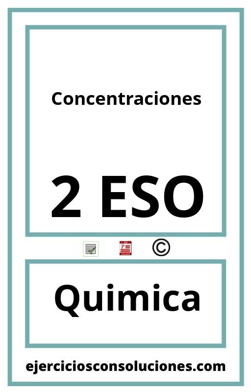 Ejercicios Resueltos Concentraciones 2 ESO PDF con Soluciones