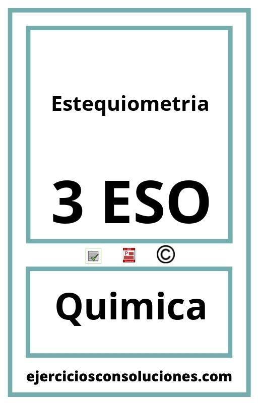 Ejercicios Resueltos Estequiometria 3 ESO PDF con Soluciones