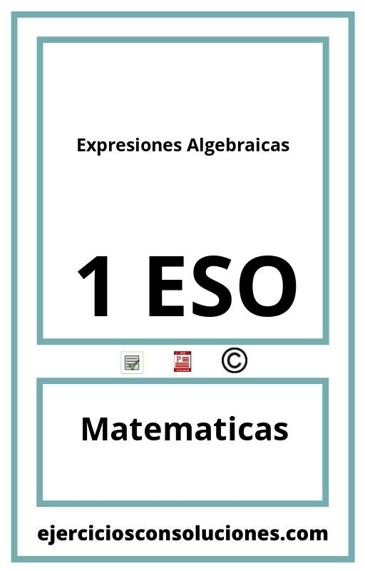 Ejercicios Resueltos Expresiones Algebraicas 1 ESO PDF con Soluciones