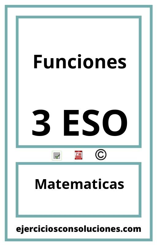 Ejercicios Resueltos Funciones 3 ESO PDF con Soluciones