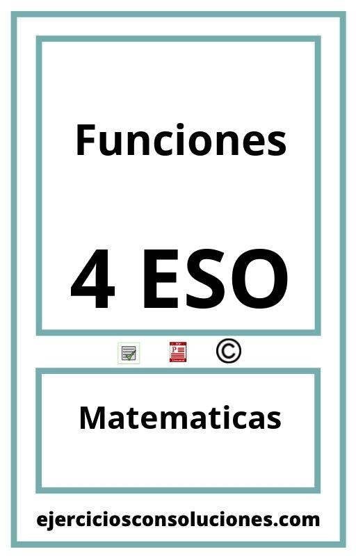 Ejercicios Resueltos Funciones 4 ESO PDF con Soluciones