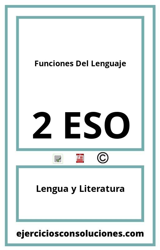 Ejercicios Resueltos Funciones Del Lenguaje 2 ESO PDF con Soluciones