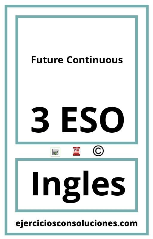 Ejercicios Resueltos Future Continuous 3 ESO PDF con Soluciones