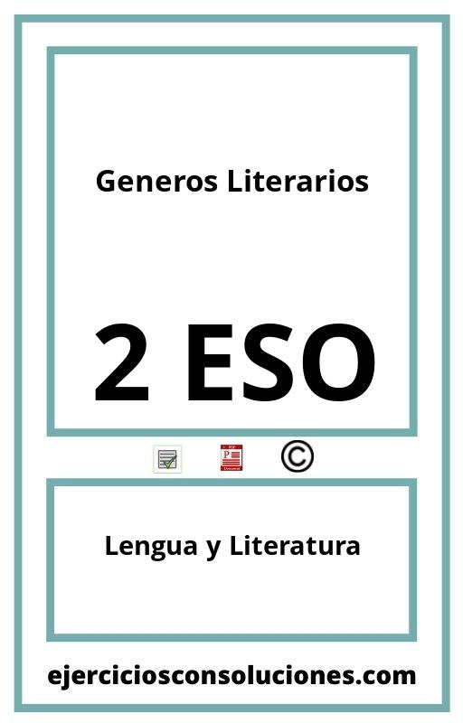 Ejercicios Resueltos Generos Literarios 2 ESO PDF con Soluciones