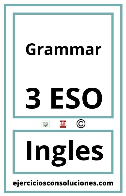 Ejercicios Resueltos Grammar 3 ESO PDF con Soluciones