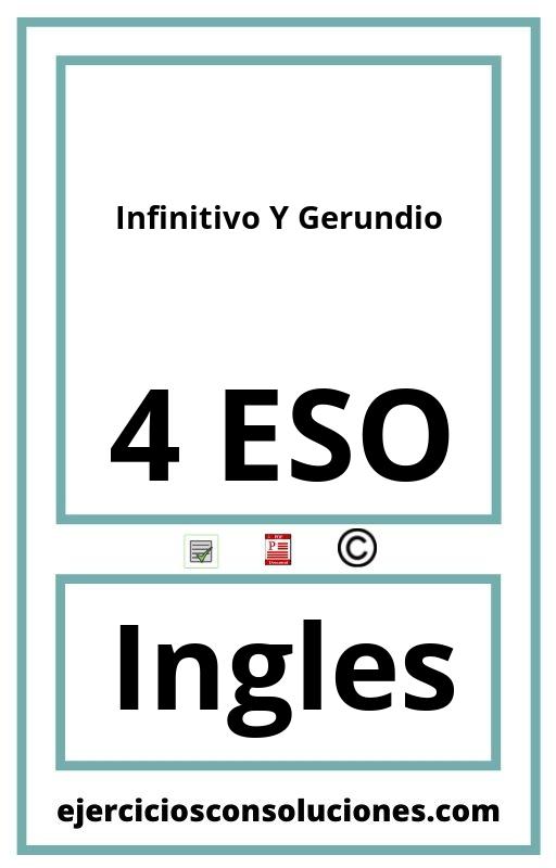 Ejercicios Resueltos Infinitivo Y Gerundio 4 ESO PDF con Soluciones