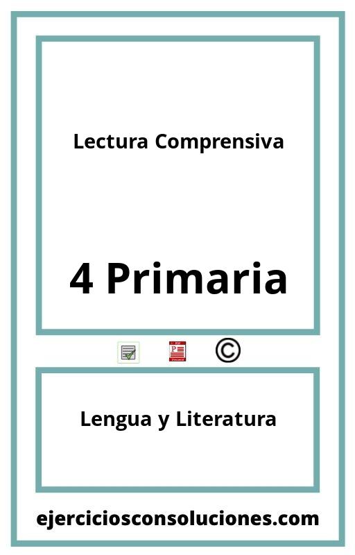 Ejercicios Resueltos Lectura Comprensiva 4 Primaria PDF con Soluciones