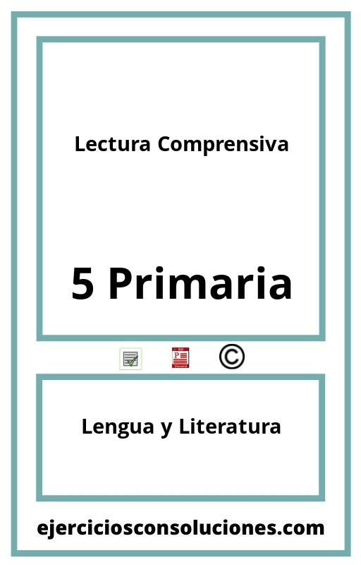 Ejercicios Resueltos Lectura Comprensiva 5 Primaria PDF con Soluciones