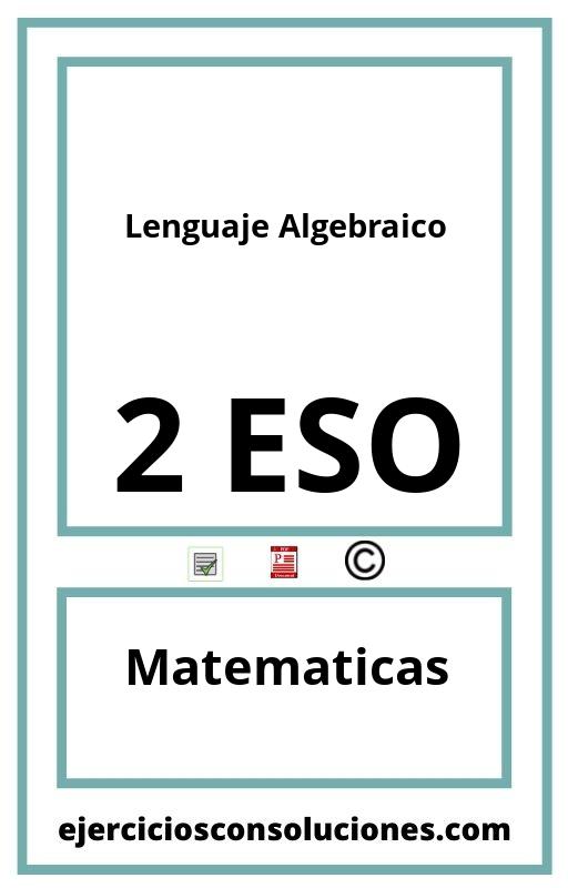 Ejercicios Resueltos Lenguaje Algebraico 2 ESO PDF con Soluciones