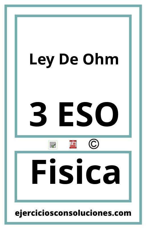 Ejercicios Resueltos Ley De Ohm 3 ESO PDF con Soluciones