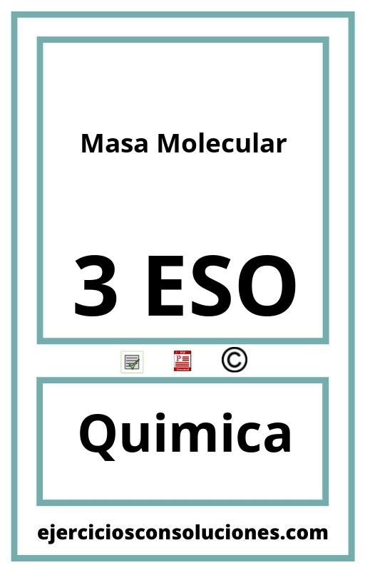 Ejercicios Resueltos Masa Molecular 3 ESO PDF con Soluciones