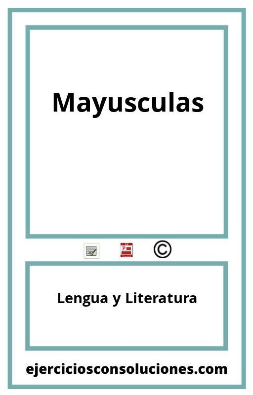 Ejercicios Resueltos Mayusculas  PDF con Soluciones