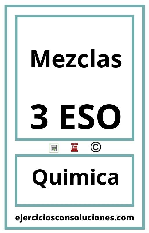 Ejercicios Resueltos Mezclas 3 ESO PDF con Soluciones