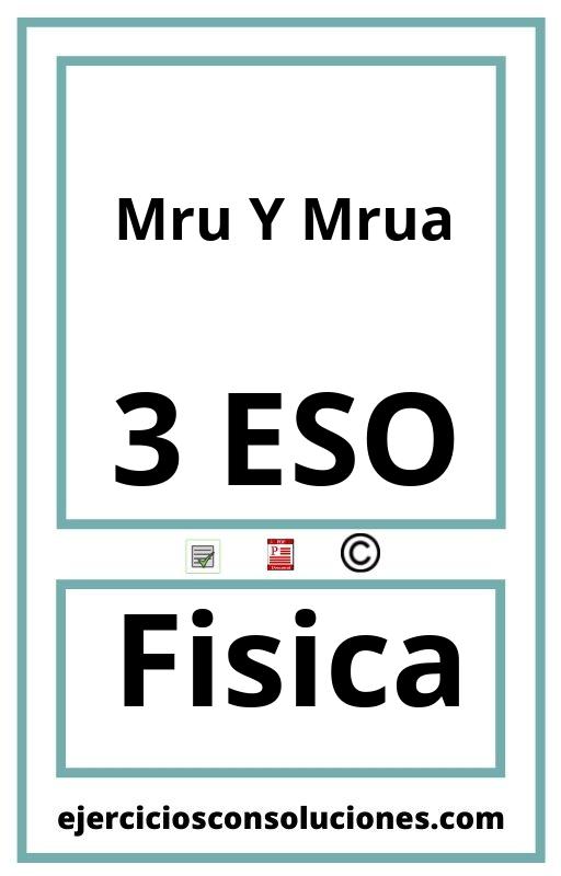 Ejercicios Resueltos Mru Y Mrua 3 ESO PDF con Soluciones