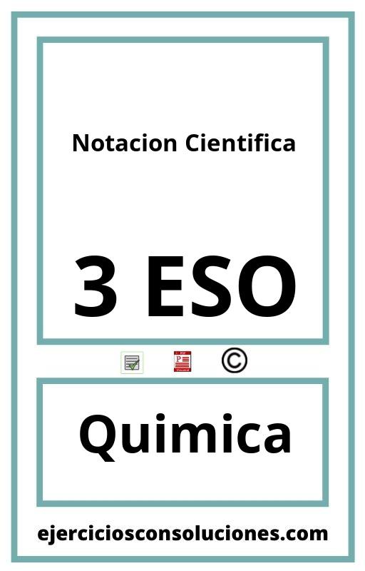 Ejercicios Resueltos Notacion Cientifica 3 ESO PDF con Soluciones