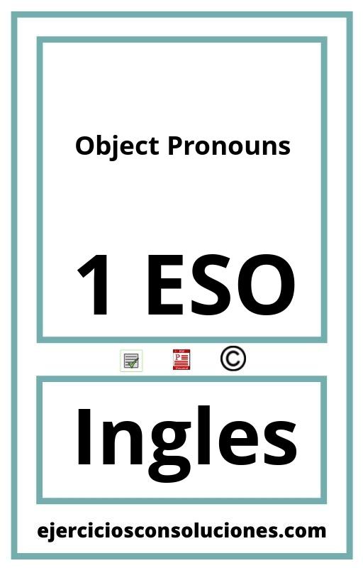 Ejercicios Resueltos Object Pronouns 1 ESO PDF con Soluciones