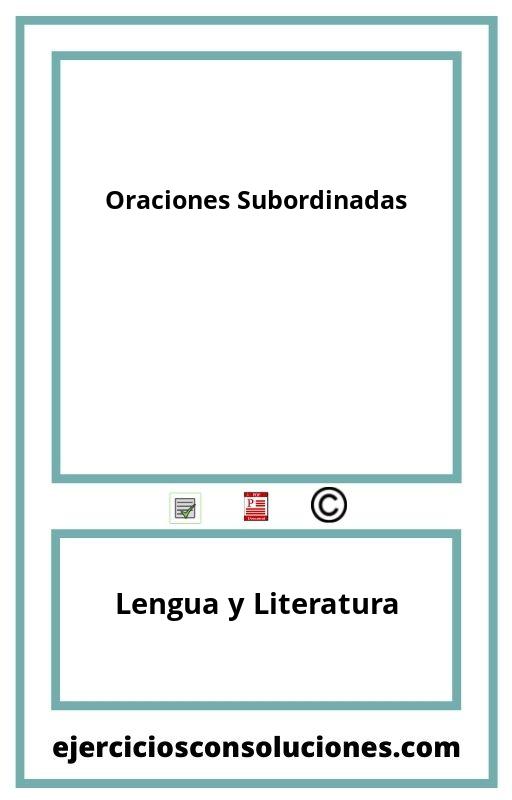 Ejercicios Resueltos Oraciones Subordinadas PDF 】 2024