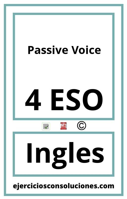 Ejercicios Resueltos Passive Voice 4 ESO PDF con Soluciones