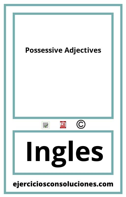 Ejercicios Resueltos Possessive Adjectives  PDF con Soluciones