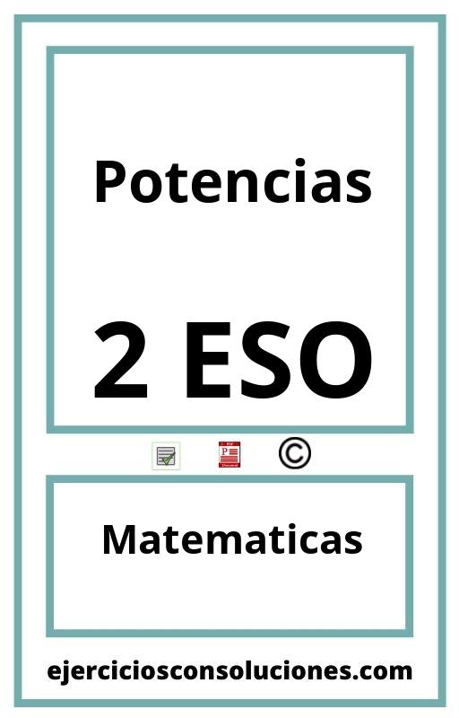 Ejercicios Resueltos Potencias 2 ESO PDF con Soluciones