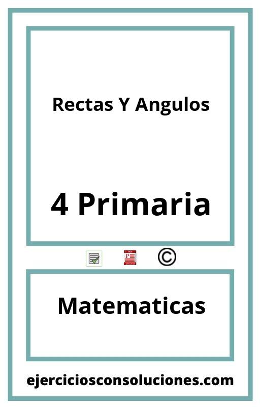 Ejercicios Resueltos Rectas Y Angulos 4 Primaria PDF con Soluciones