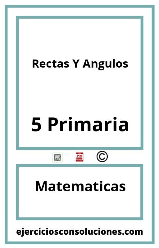 Ejercicios Resueltos Rectas Y Angulos 5 Primaria PDF con Soluciones