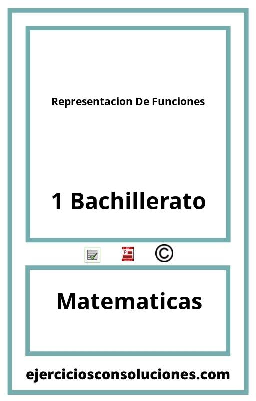 Ejercicios Resueltos Representacion De Funciones 1 Bachillerato PDF con Soluciones
