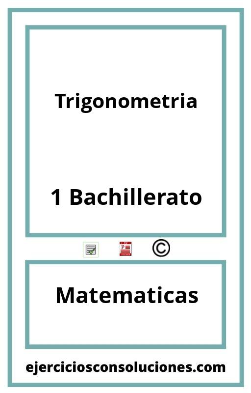 Ejercicios Resueltos Trigonometria 1 Bachillerato PDF con Soluciones