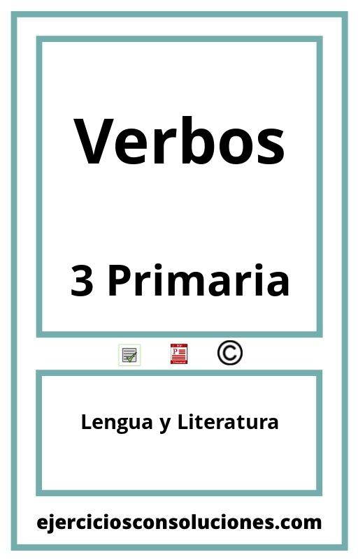 Ejercicios Resueltos Verbos 3 Primaria PDF con Soluciones